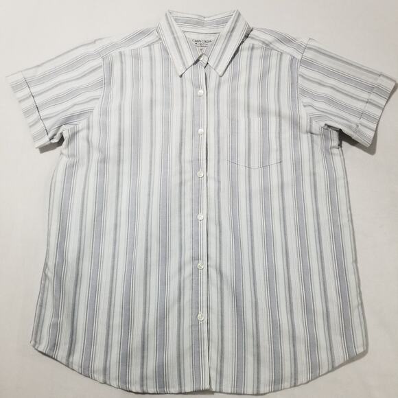 Cabin Creek Shirt Womens 10P Petite Wrinkle Free Stain Release Button Down - Picture 1 of 8